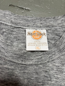 90s HARD ROCK EMBROIDERED TEE (XL)