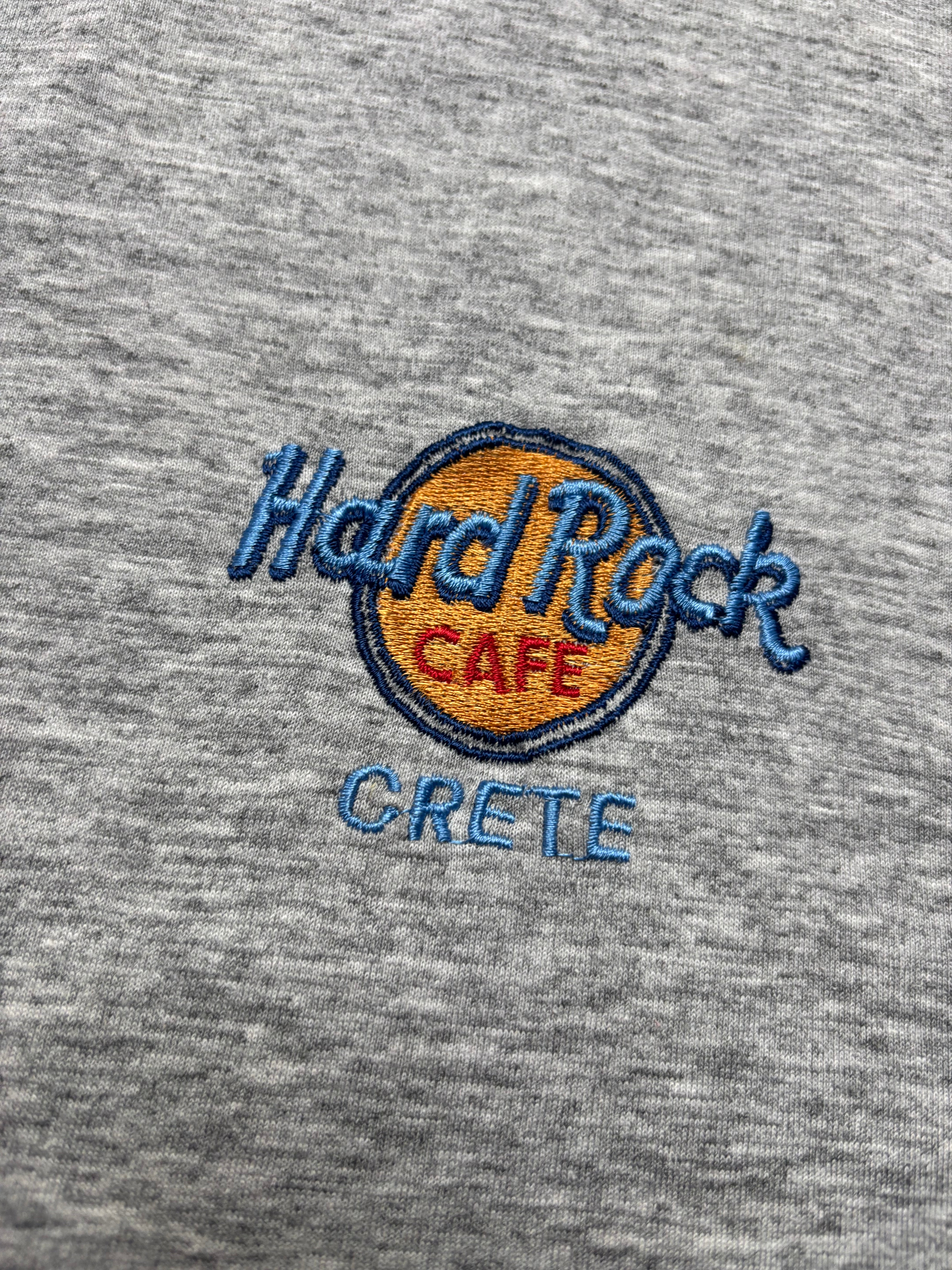 90s HARD ROCK EMBROIDERED TEE (XL)