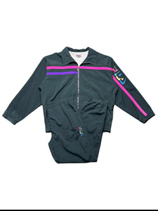 90s FILA EMBROIDERED TRACKSUIT (L)