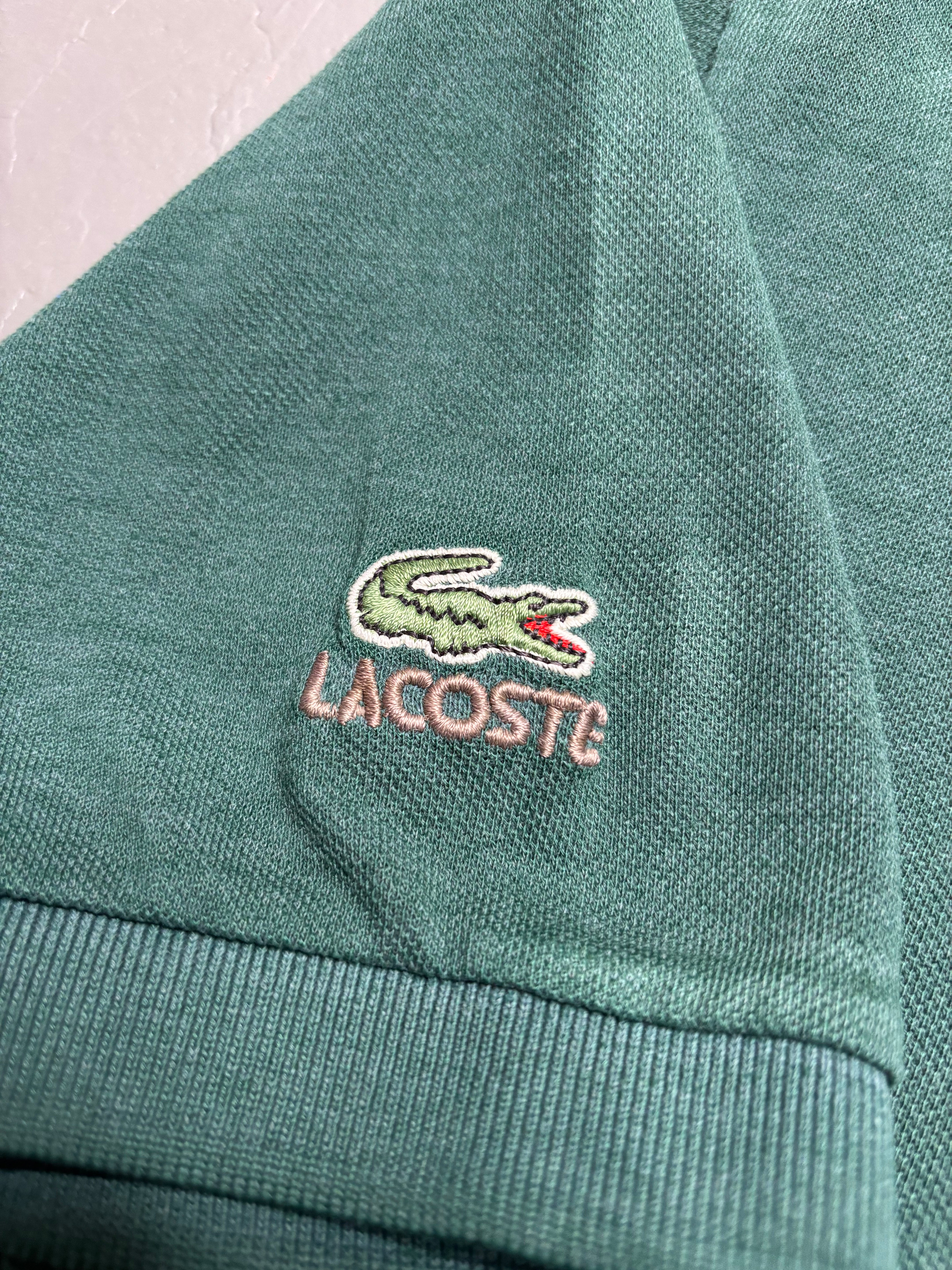 Y2K LACOSTE EMBROIDERED POLO TEE (S)