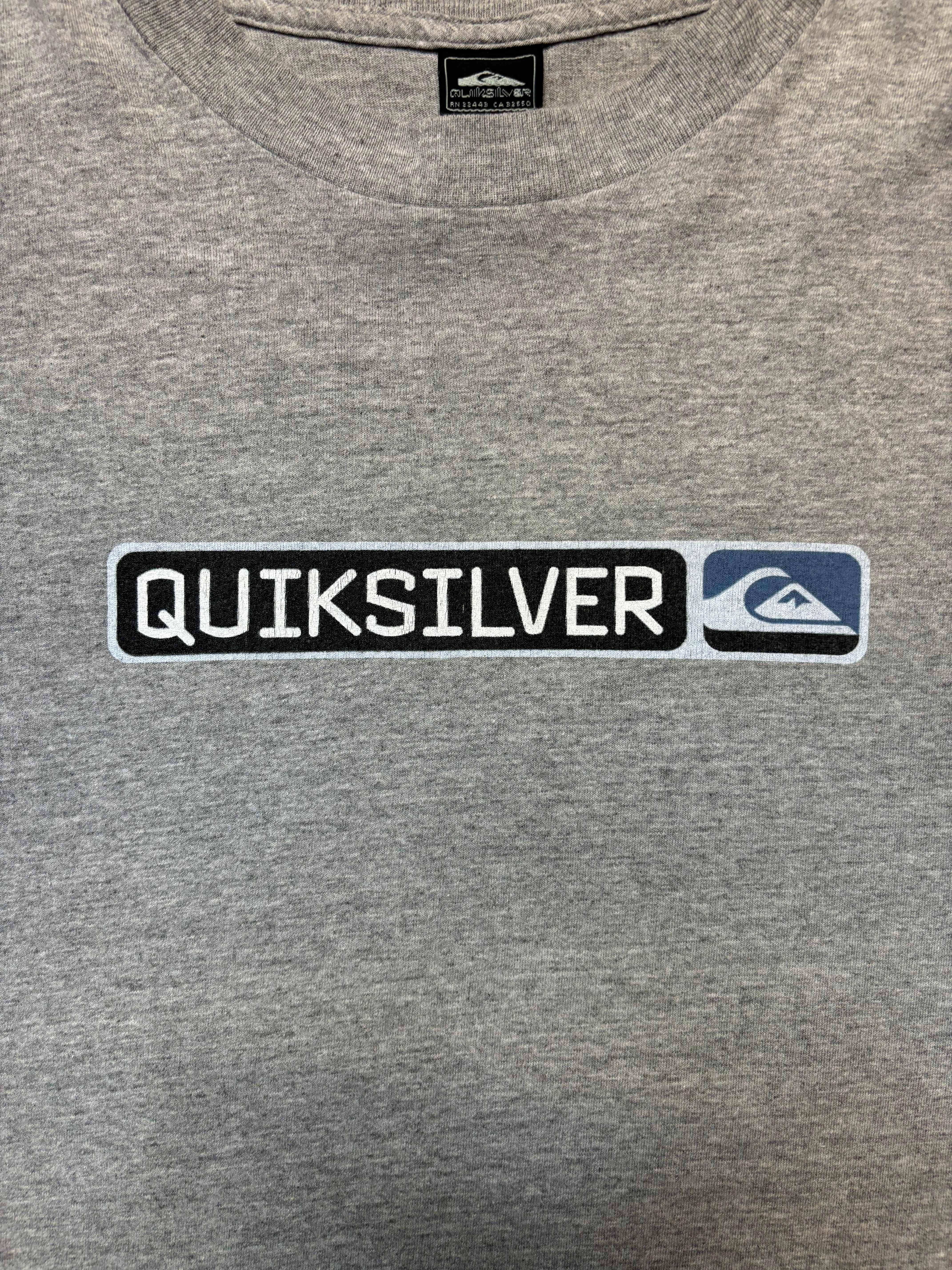 90s QUIKSILVER LOGO TEE (XL)