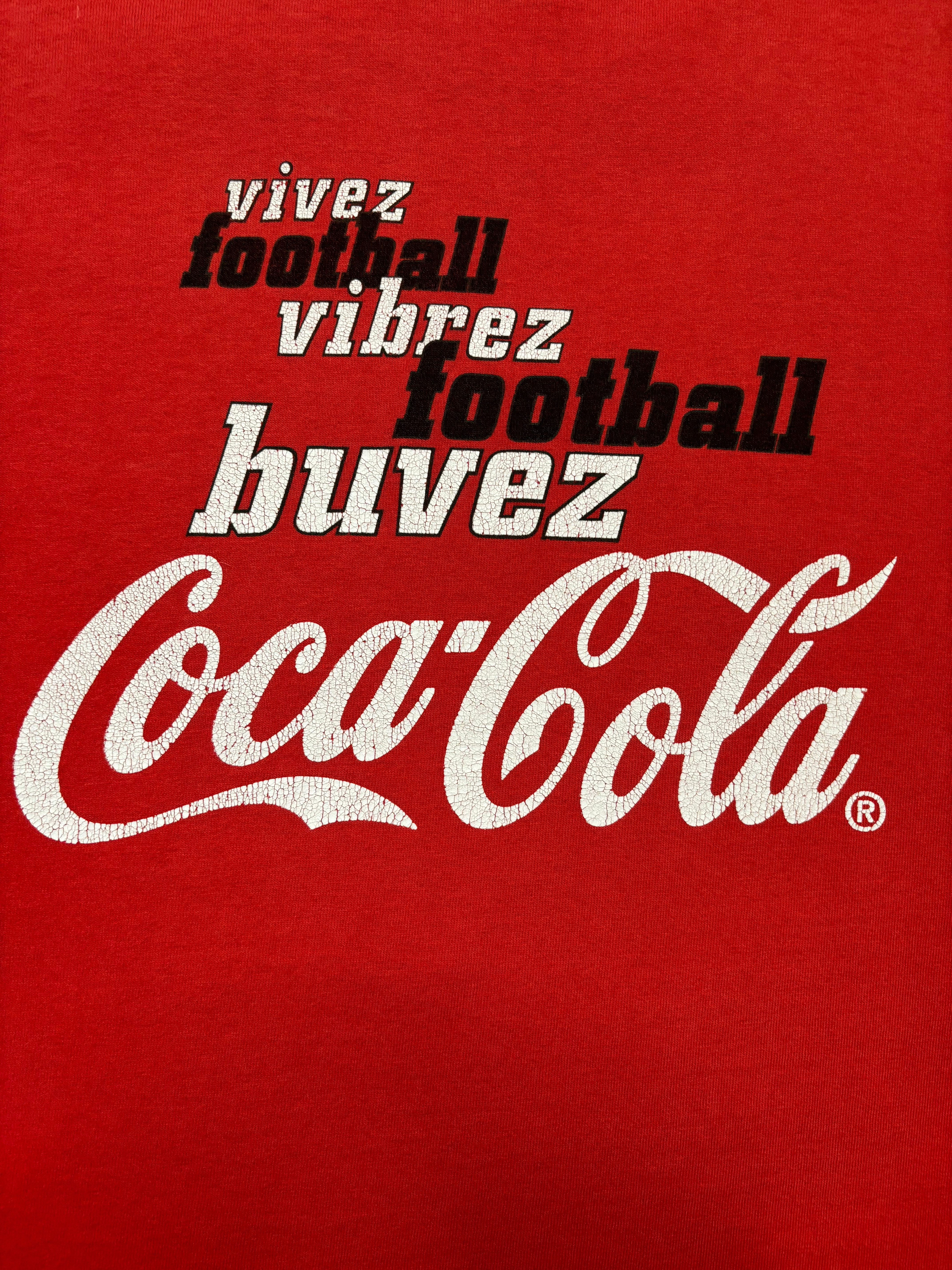 Y2K SCREEN STARS COCA COLA GRAPHIC TEE (XL)