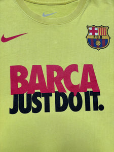 NIKE FC BARCELONA LOGO TEE (L)