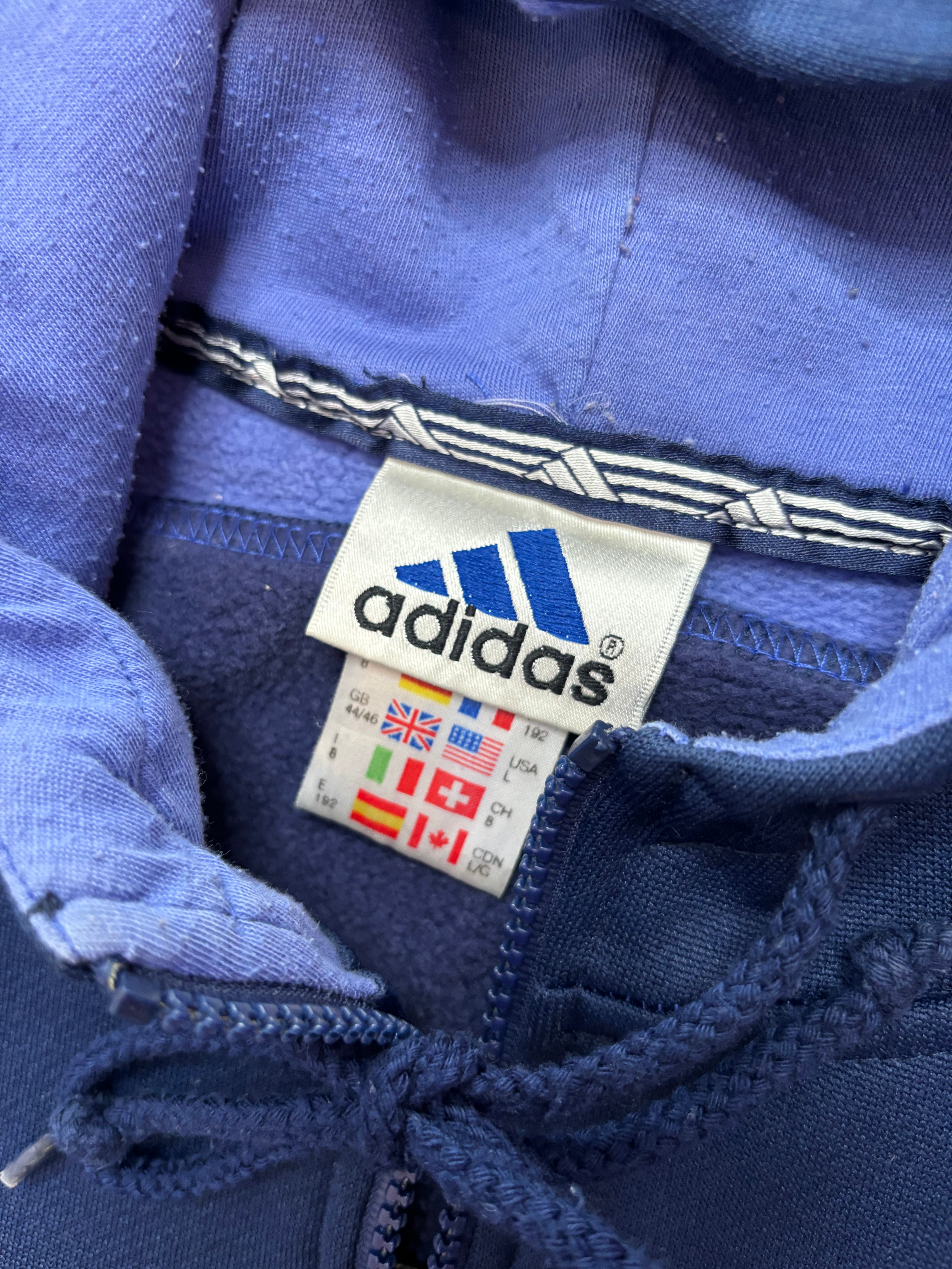 90s ADIDAS EMBROIDERED TRAININGSANZUG (L)