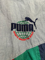 Lade das Bild in den Galerie-Viewer, 90s PUMA EMBROIDERED TRAININGSJACKE (S)
