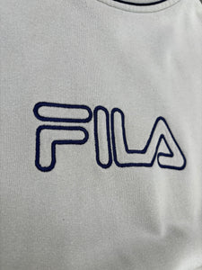 Y2K FILA EMBROIDERED SWEATER (XL)