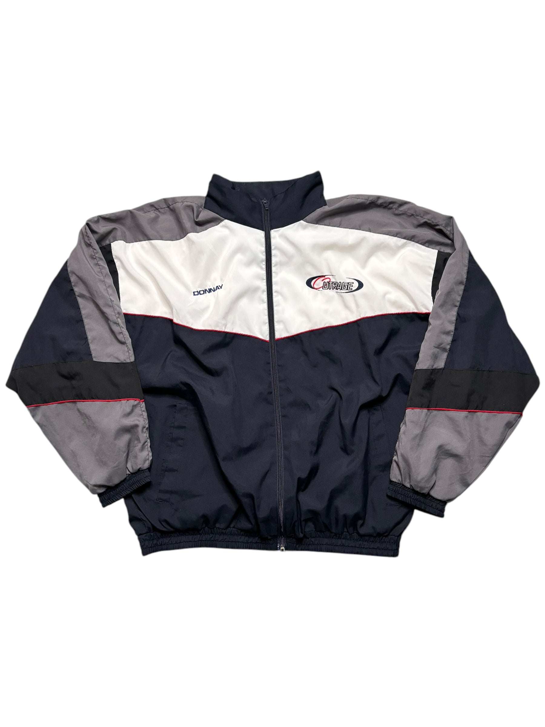 Y2K DONNAY EMBROIDERED TRAININGSJACKE (M)