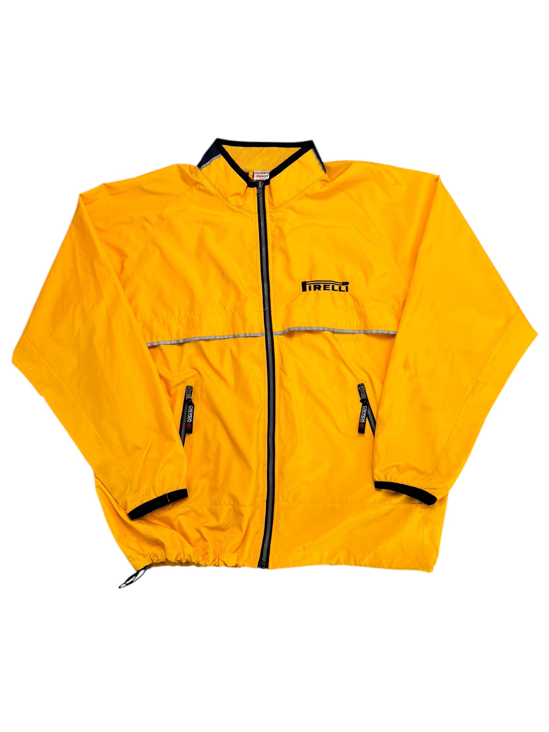 90s EMBROIDERED PIRELLI JACKE (XL)