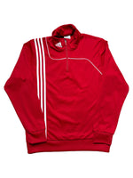 Lade das Bild in den Galerie-Viewer, Y2K ADIDAS EMBROIDERED QUARTER ZIP SWEATER (M)
