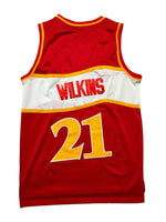 Lade das Bild in den Galerie-Viewer, ADIDAS HAWKS WILKINS NBA TRIKOT (M)
