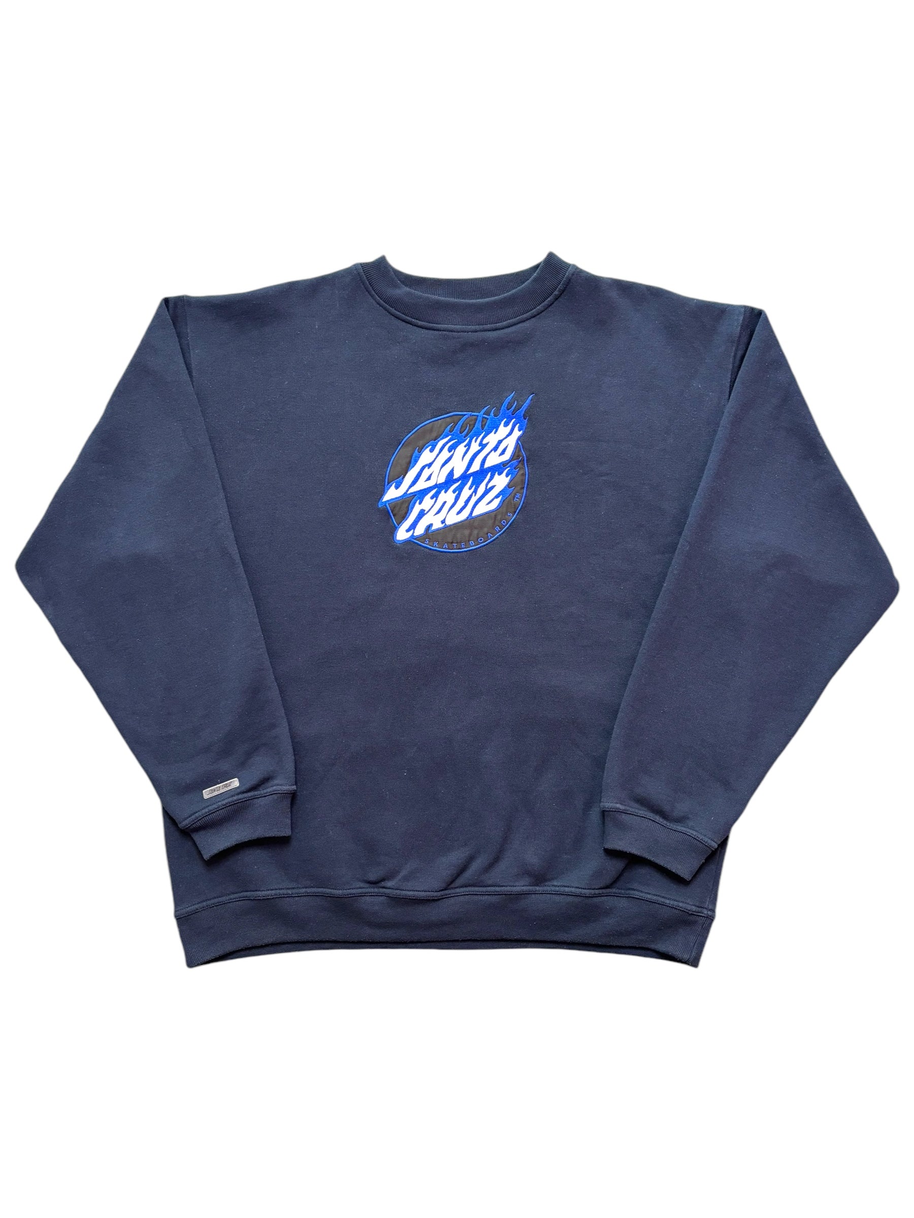 90s/Y2K SANTA CRUZ EMBROIDERED SWEATER (L)