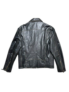 Y2K GIPSY LEATHER JACKET (M)