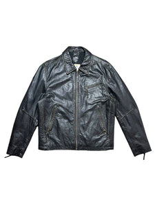 Y2K GIPSY LEATHER JACKET (M)