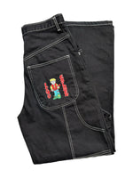 Lade das Bild in den Galerie-Viewer, Y2K EMBROIDERED BAGGY JEANS (28/34)
