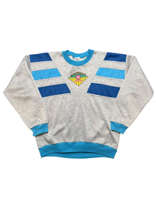 80s MARS SPORTS GRAPHIC SWEATER (M)