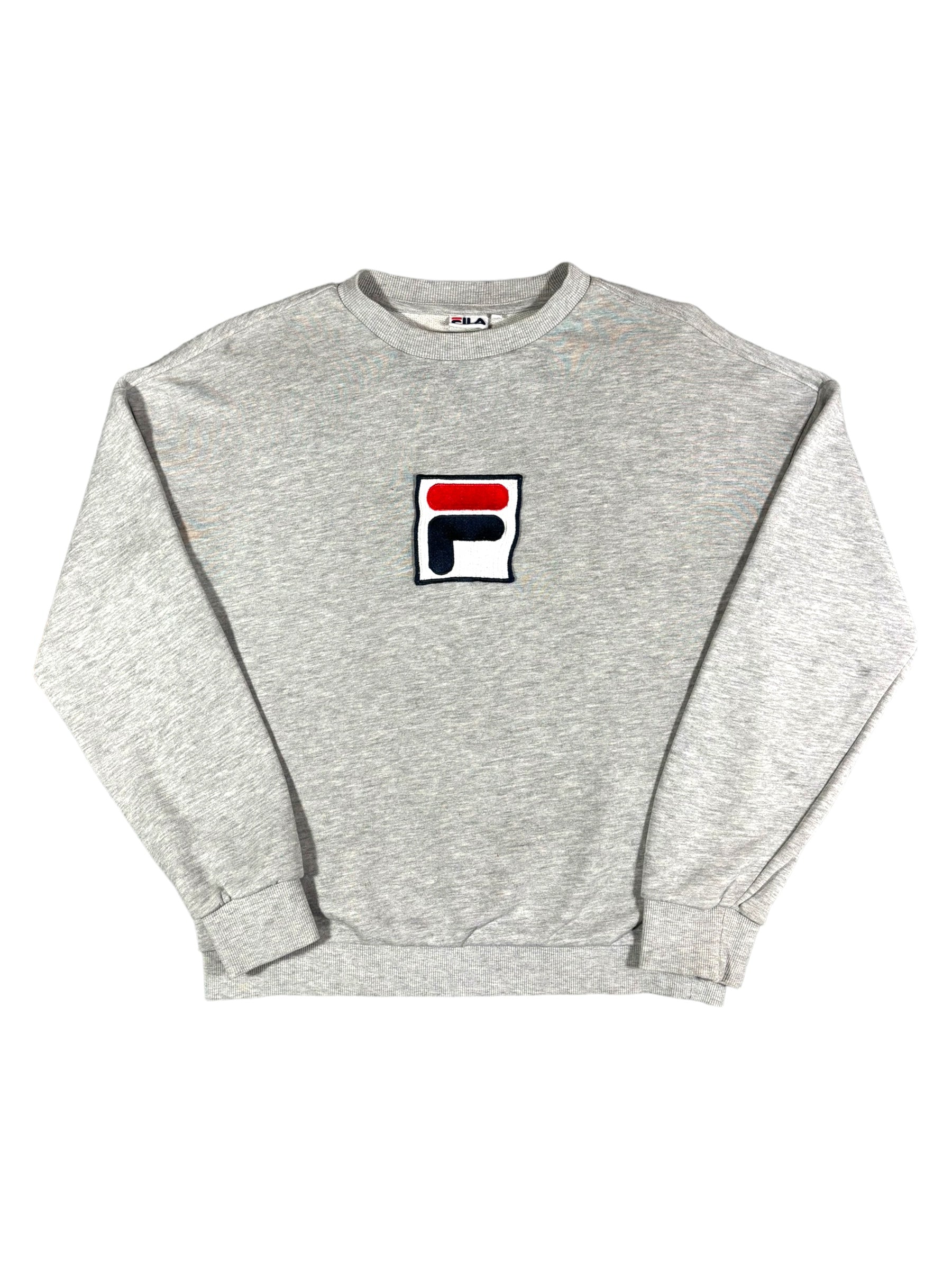 Y2K FILA EMBROIDERED SWEATER