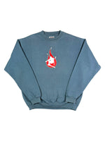 Lade das Bild in den Galerie-Viewer, Y2K PYRO SCHOE SYSTEMS GRAPHIC SWEATER (M)
