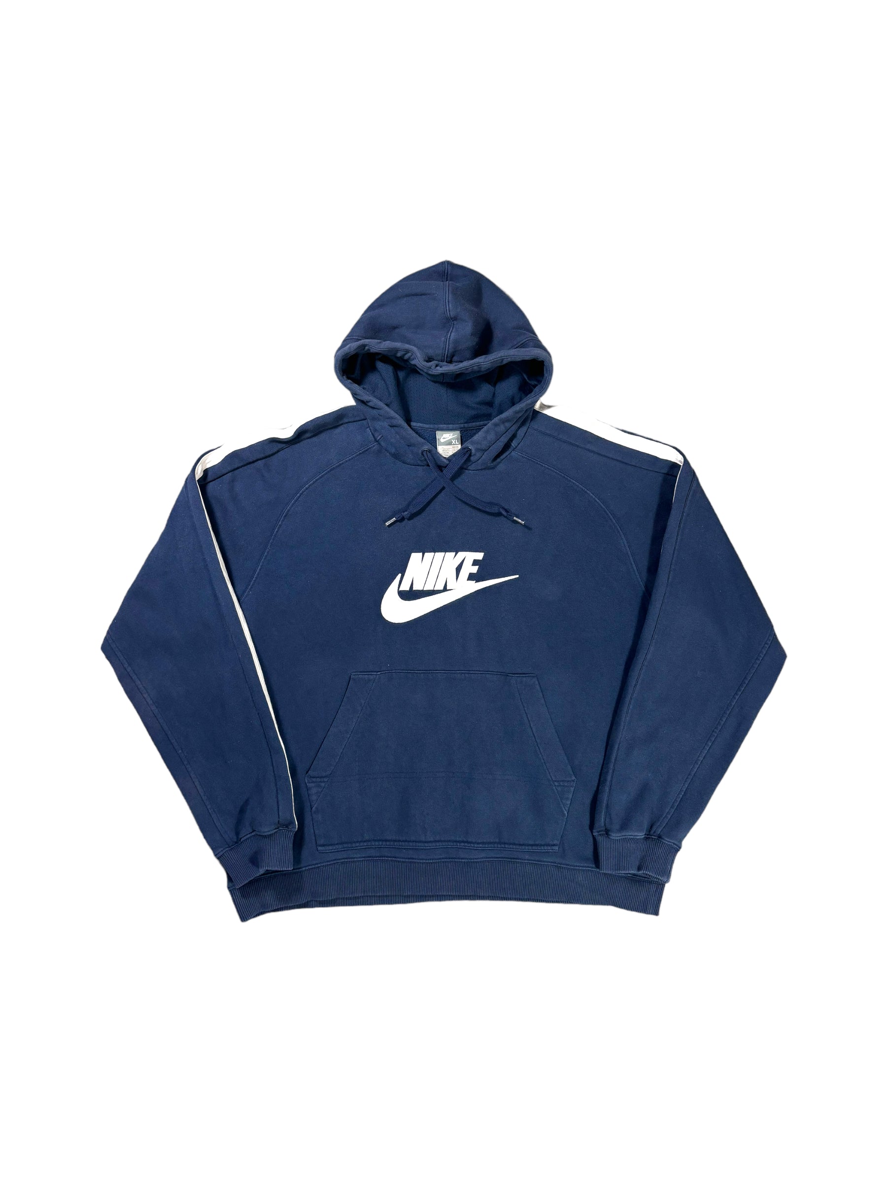 NIKE EMBROIDERED SPELL OUT HOODIE (XL)