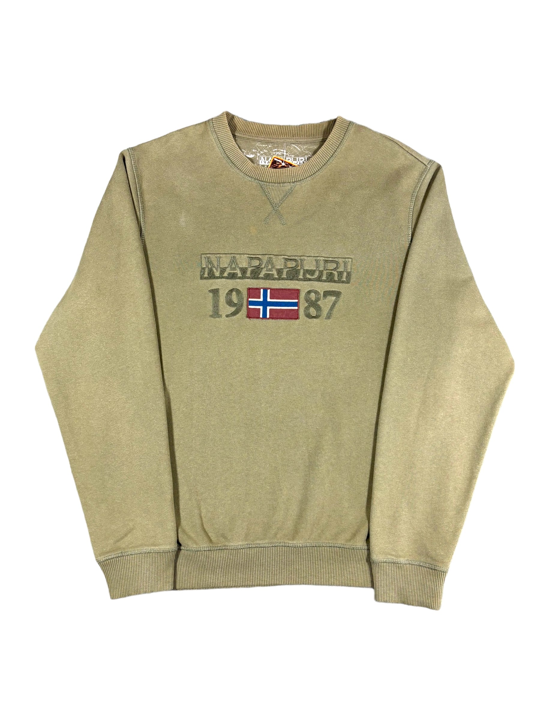 NAPAPIJRI EMBROIDERED SWEATEWR (L)