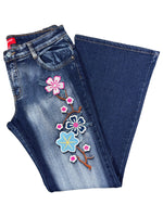 Lade das Bild in den Galerie-Viewer, Y2K EMBROIDERED FLARED JEANS (XL)
