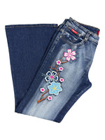 Lade das Bild in den Galerie-Viewer, Y2K EMBROIDERED FLARED JEANS (XL)
