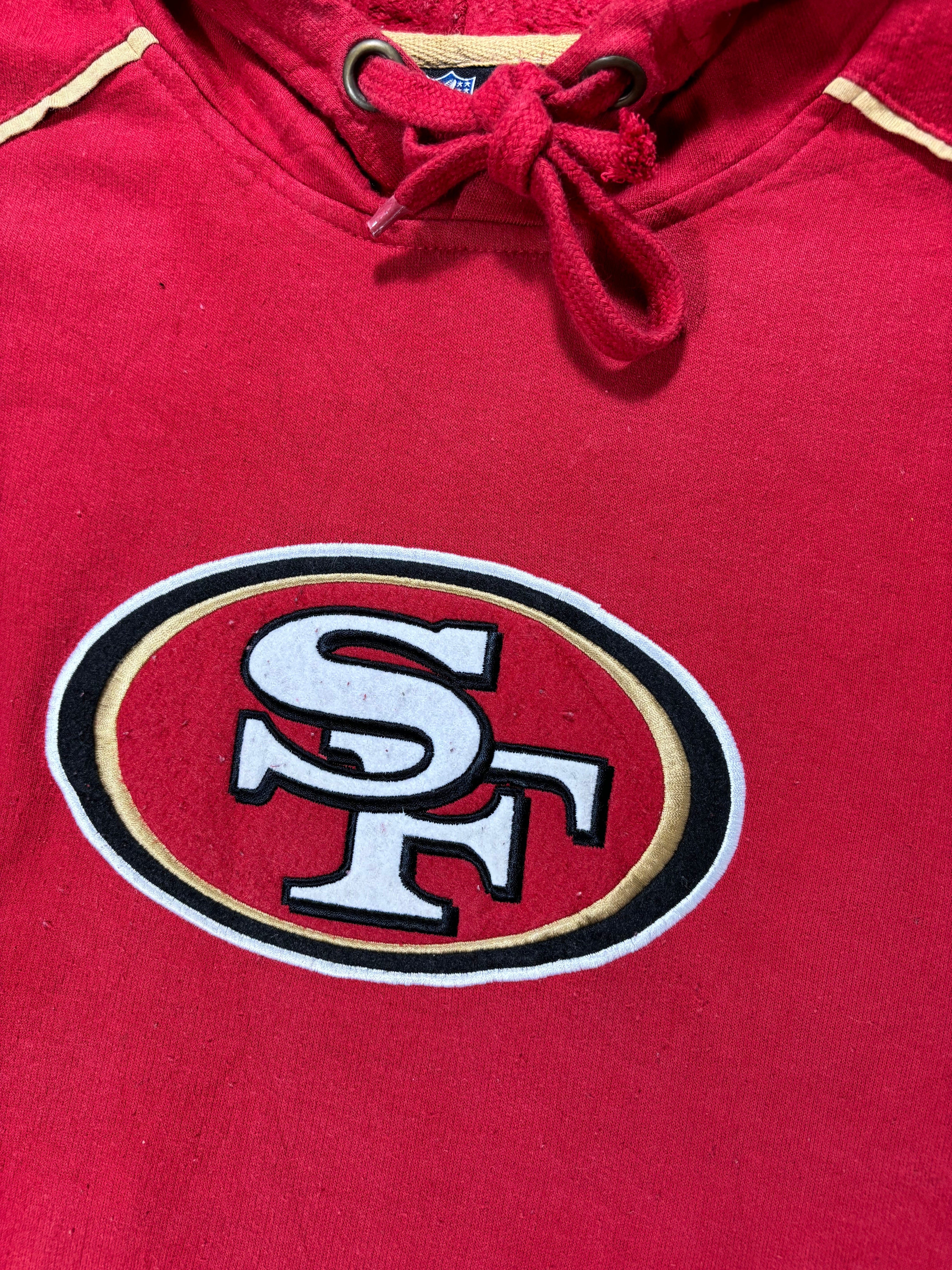 NFL 49ers EMBROIDERED HOODIE (XL)