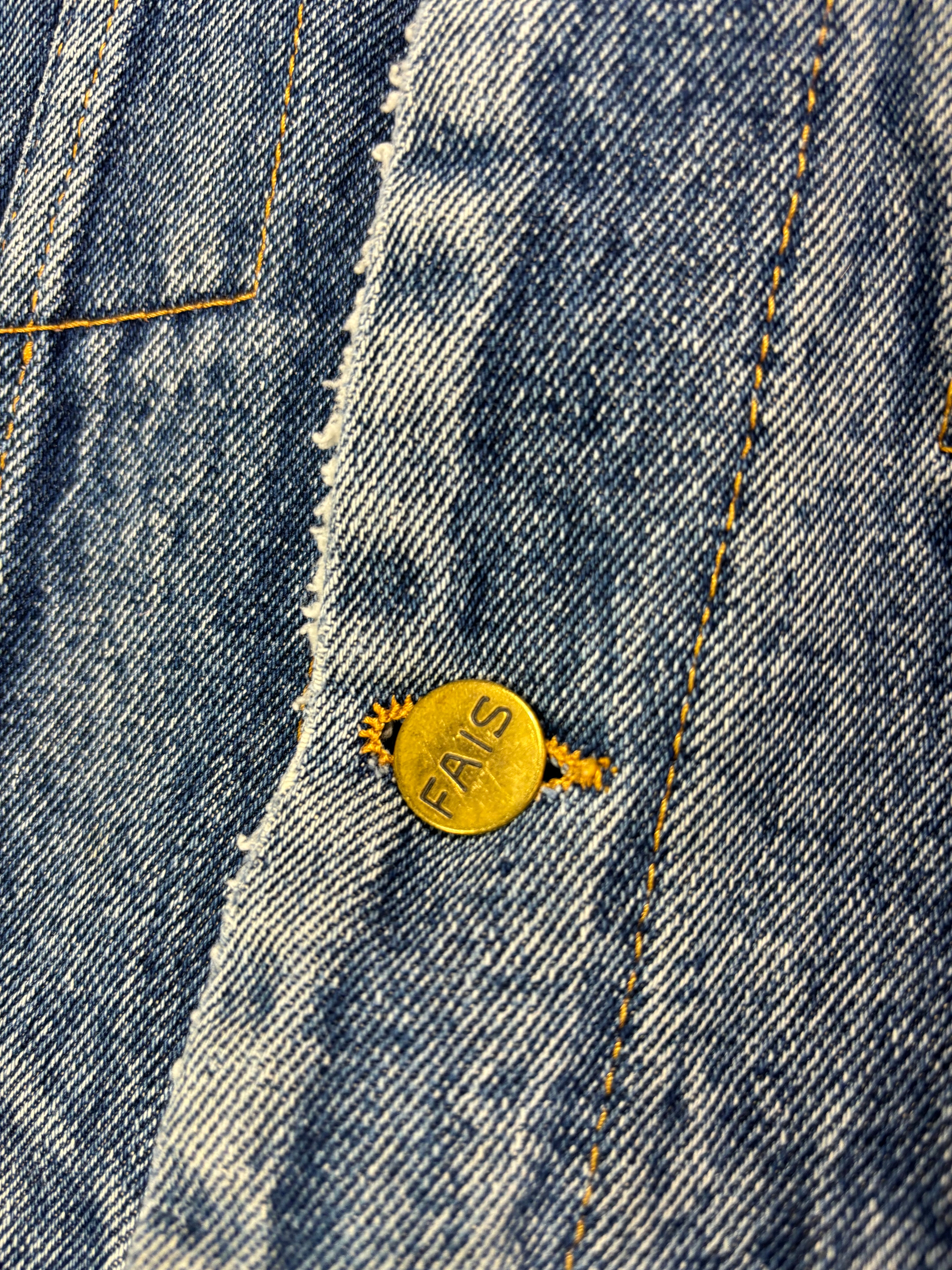 90s FAIR DENIM JACKET (L)