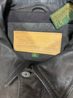 Lade das Bild in den Galerie-Viewer, 90s TIMBERLAND WEATHERGEAR LEDERJACKE (M)
