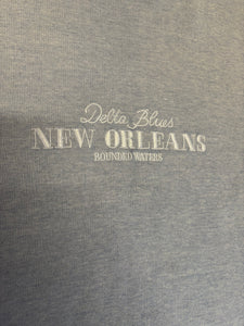 90s DÜNNER NEW ORLEANS EMBROIDERED SWEATER (L)