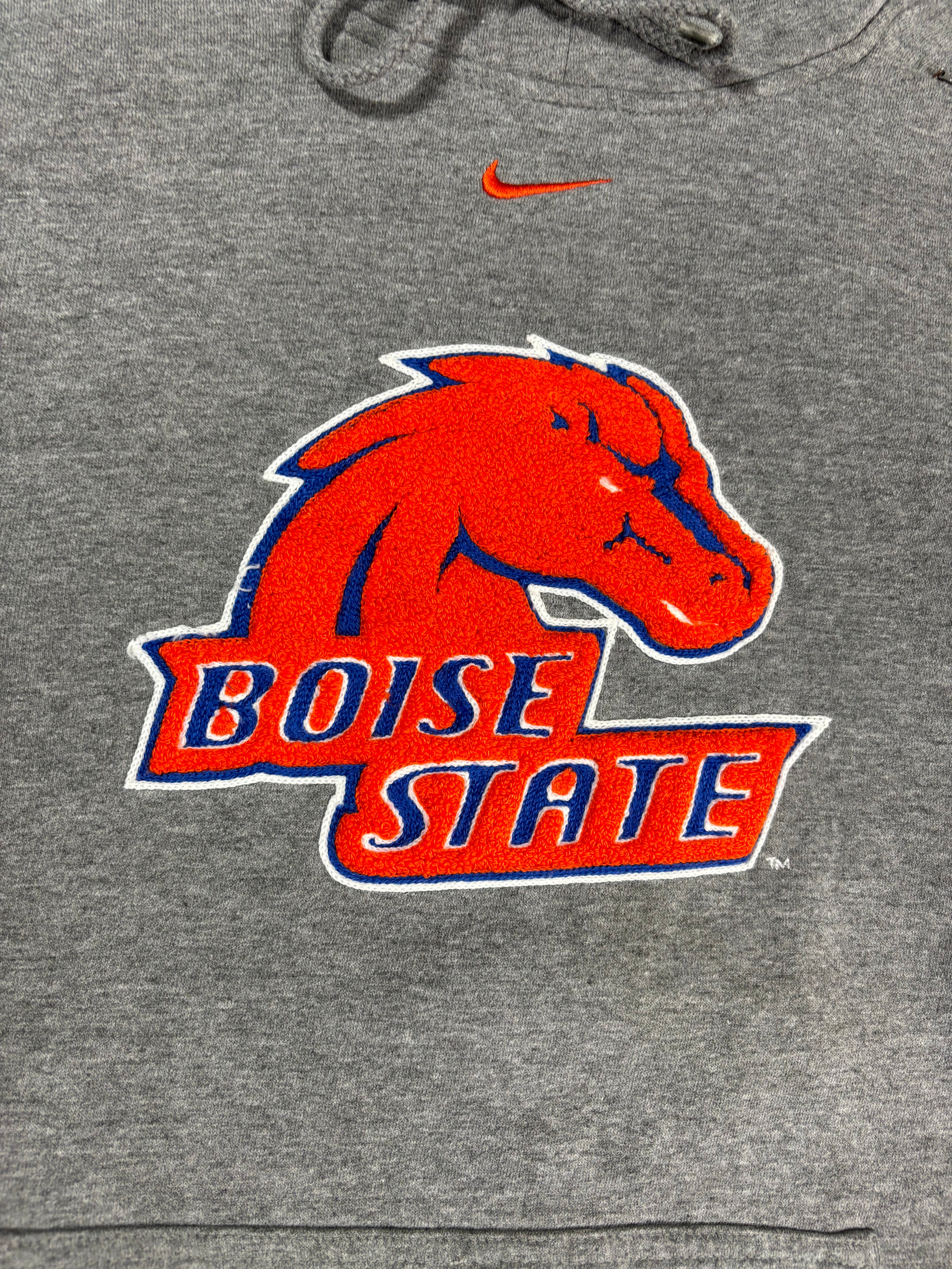 NIKE EMBROIDERED NCAA BOISE STATE BRONKOS HOODIE (S)