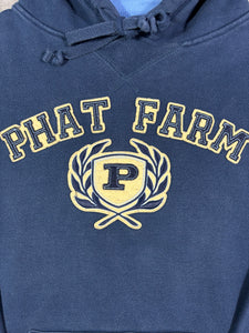 PHAT FARM EMBROIDERED HOODIE (L)