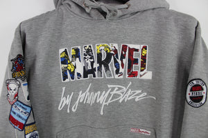 Marvel x Johnny Blaze embroidered Hoodie (S)